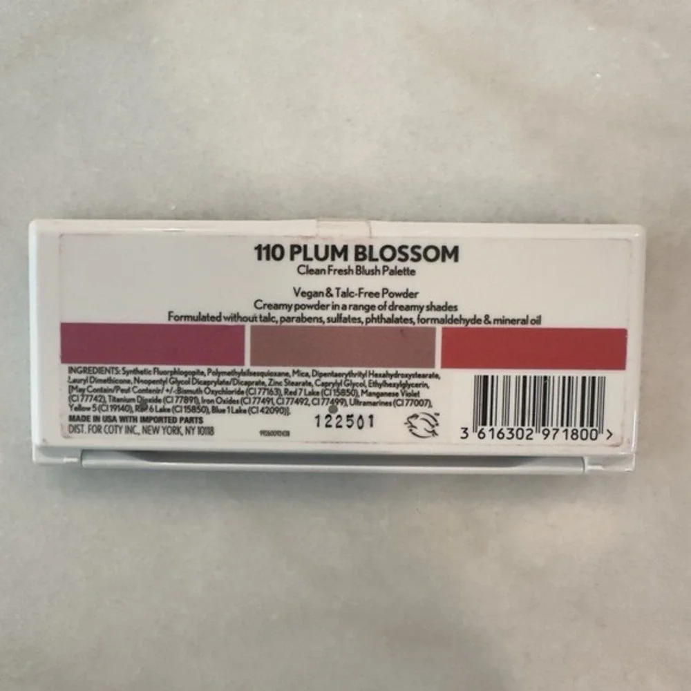 CoverGirl CLEAN FRESH Blush Palette, 110 Plum‎ Blossom